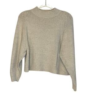 Oatmeal Cozy Sweater M